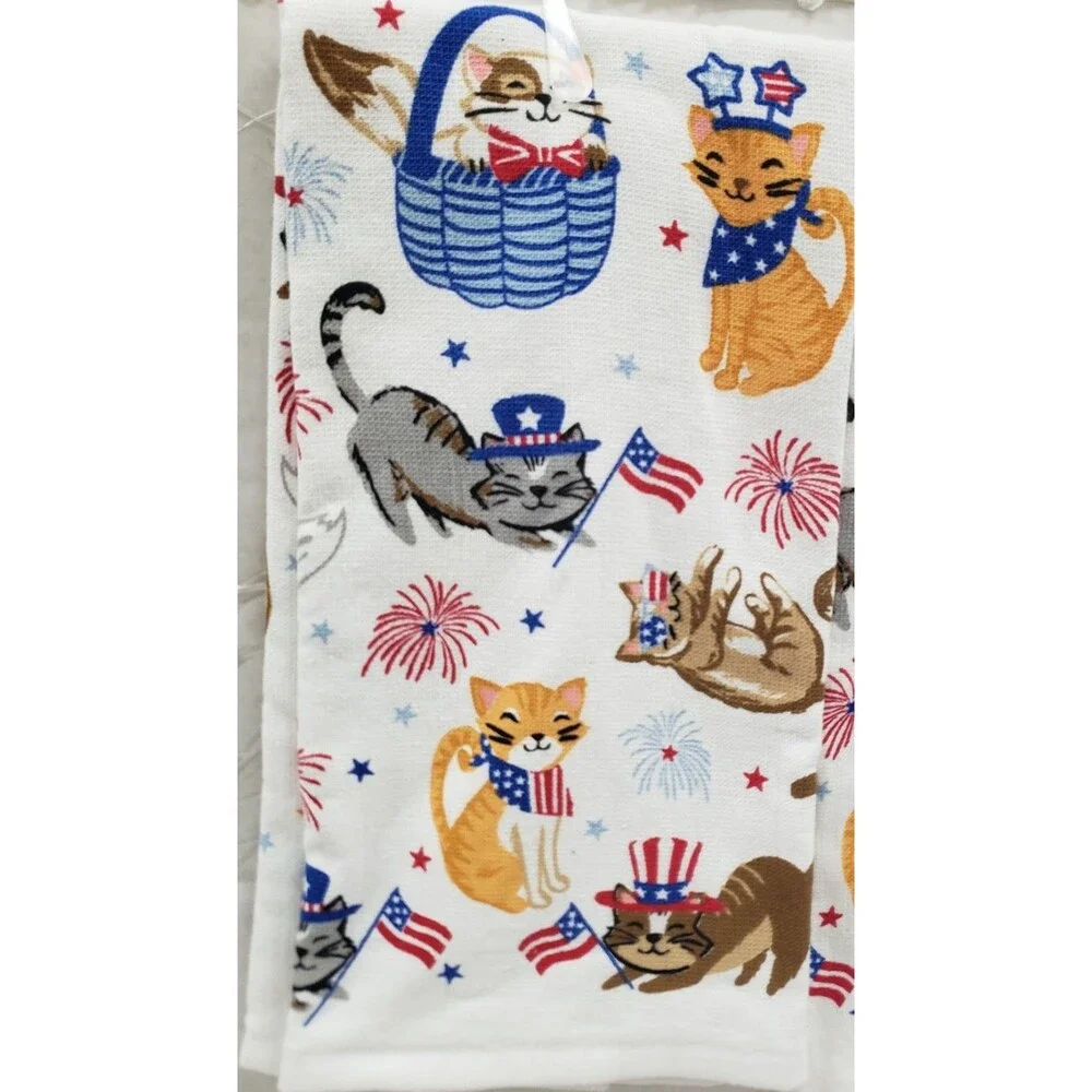 Set of 2 Same Printed Cotton Towels( 16
